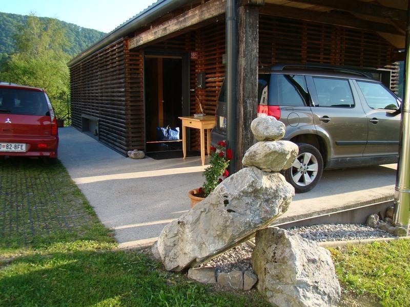 Holiday Home Hisa Gusta Most Na Soci Bagian luar foto
