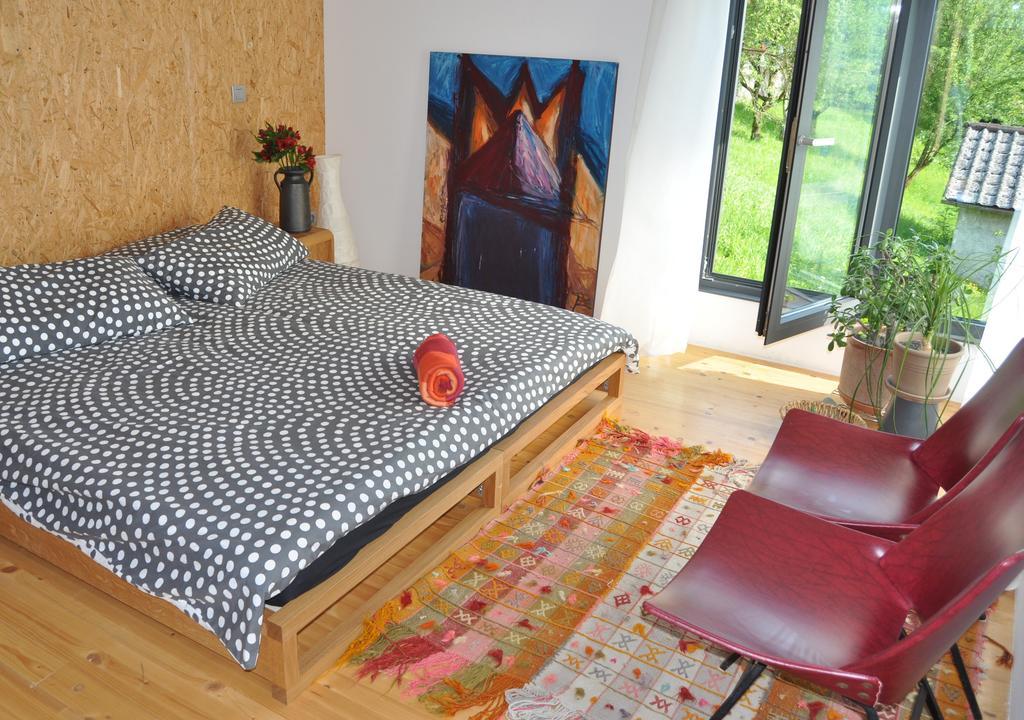 Holiday Home Hisa Gusta Most Na Soci Ruang foto
